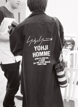 Backstage Yohji Yamamoto SS17